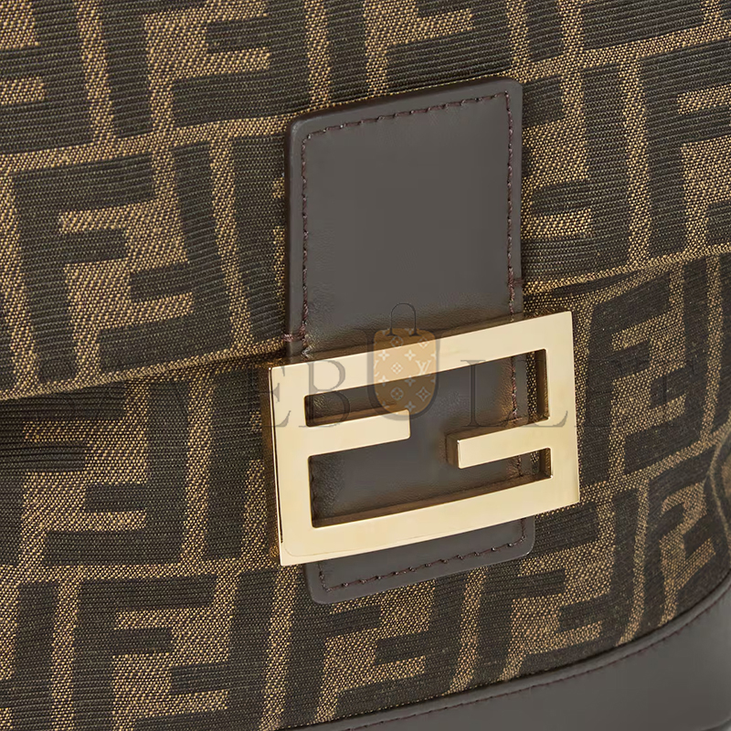 FENDI BROWN FF JACQUARD FABRIC BACKPACK 8BZ057AVQCF1GL7 (26*23*12cm)